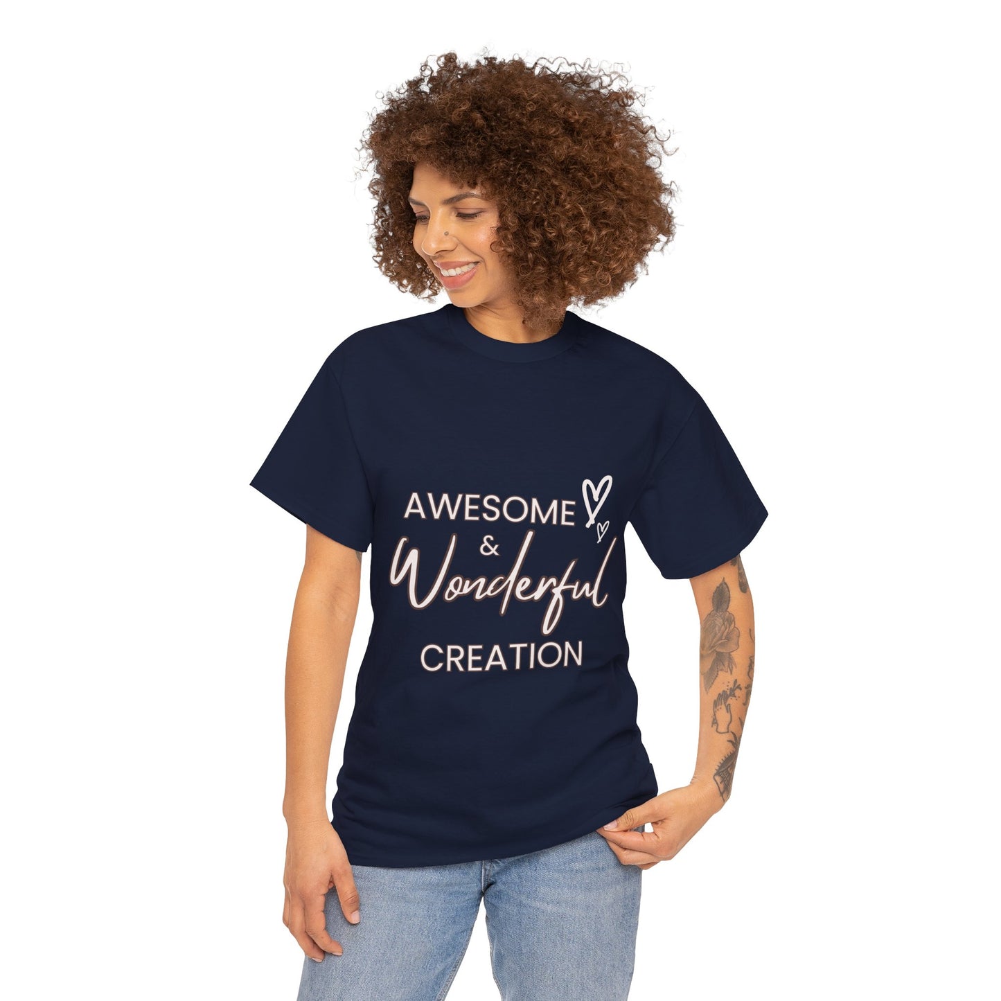 Awesome & Wonderful Unisex Heavy Cotton Tee