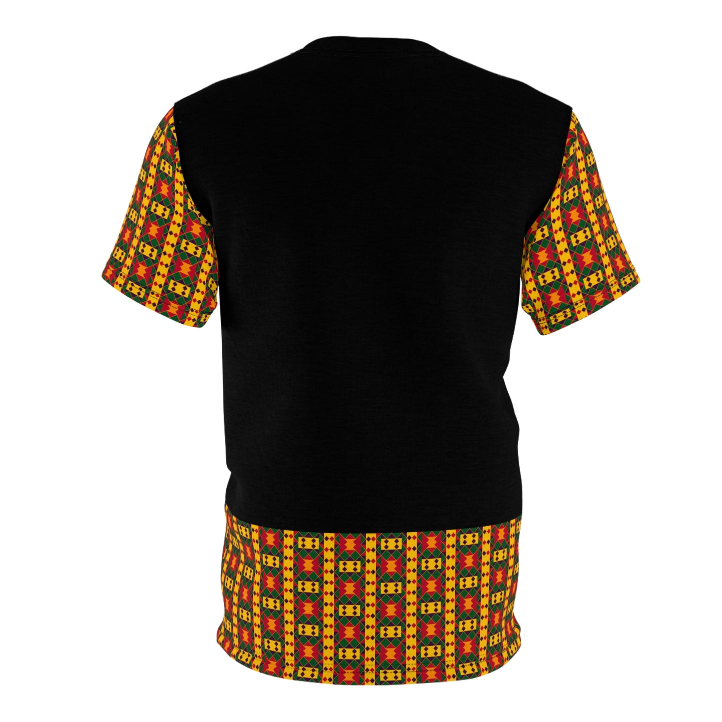 Kente Print Unisex Cut & Sew Tee (AOP)