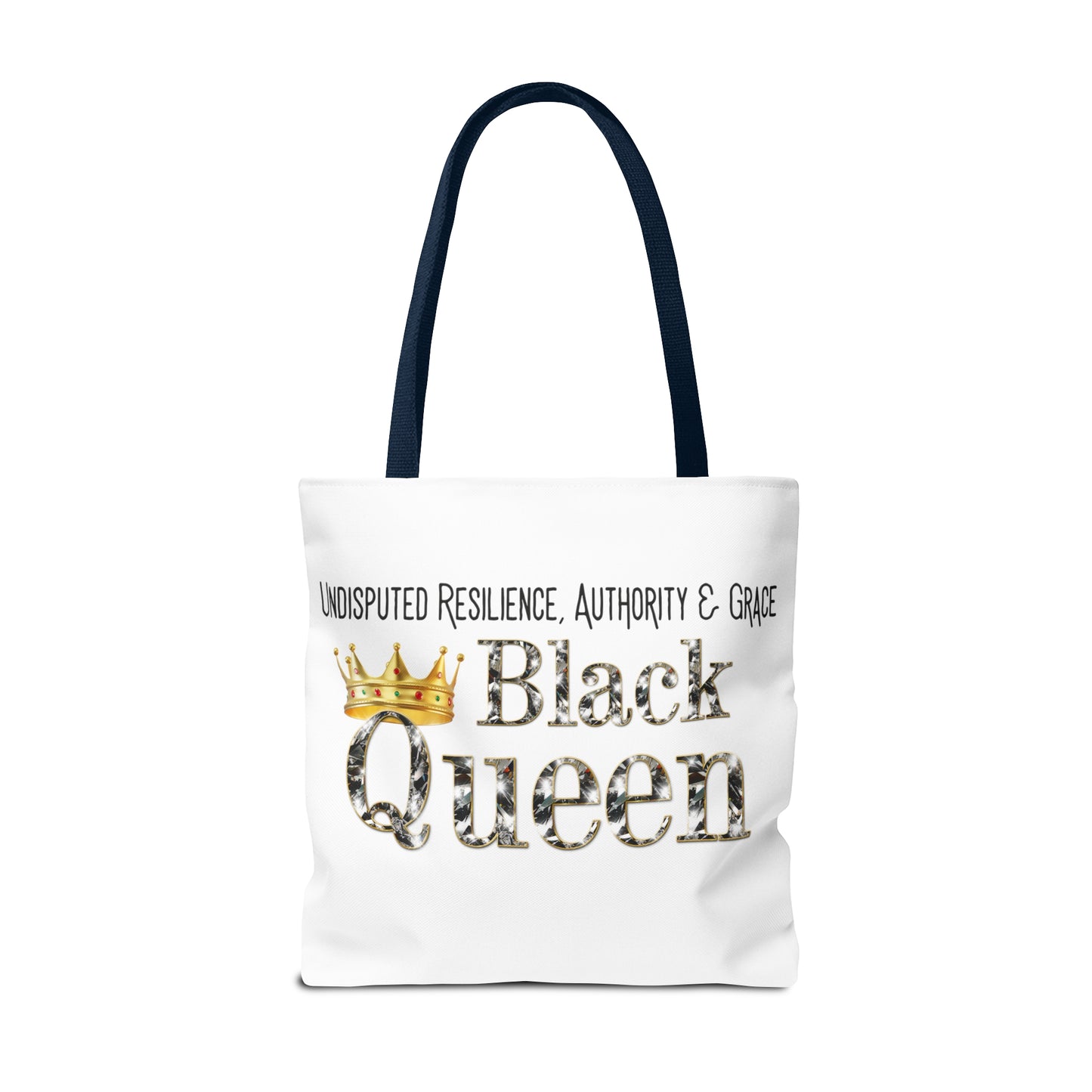 Black Queen Tote Bag (AOP)