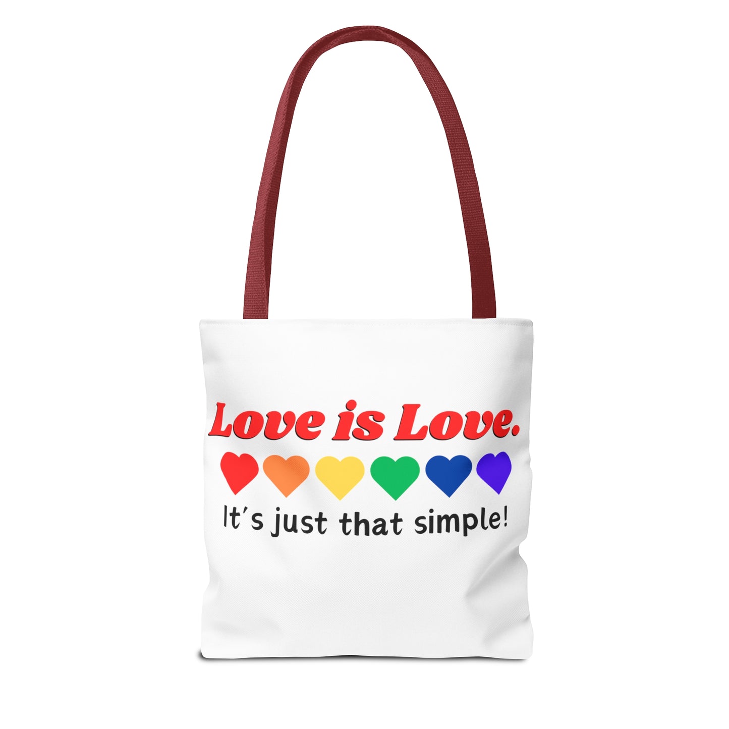 Love is Love Tote Bag (AOP)