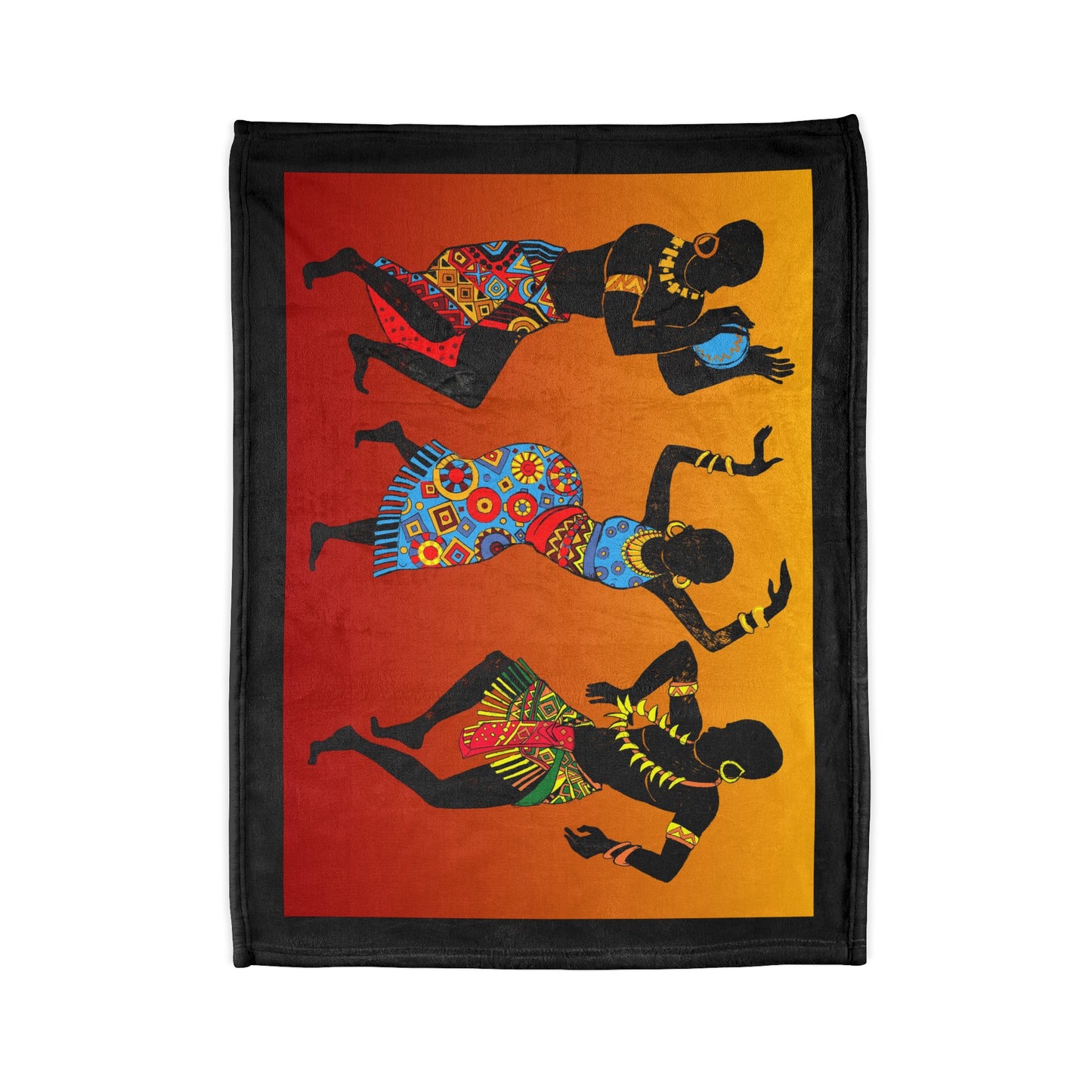 African Dancer Soft Polyester Blanket