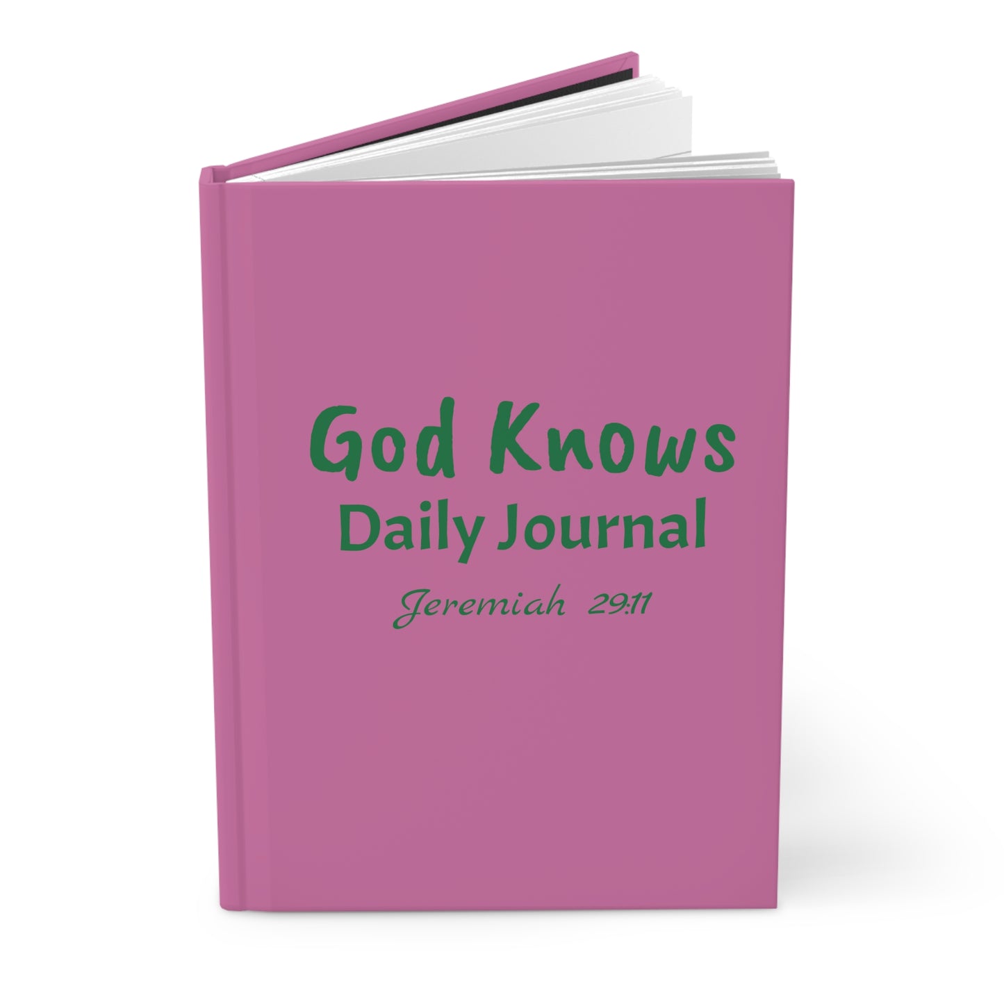 Daily Journal (Pink & Green) Hardcover Journal Matte