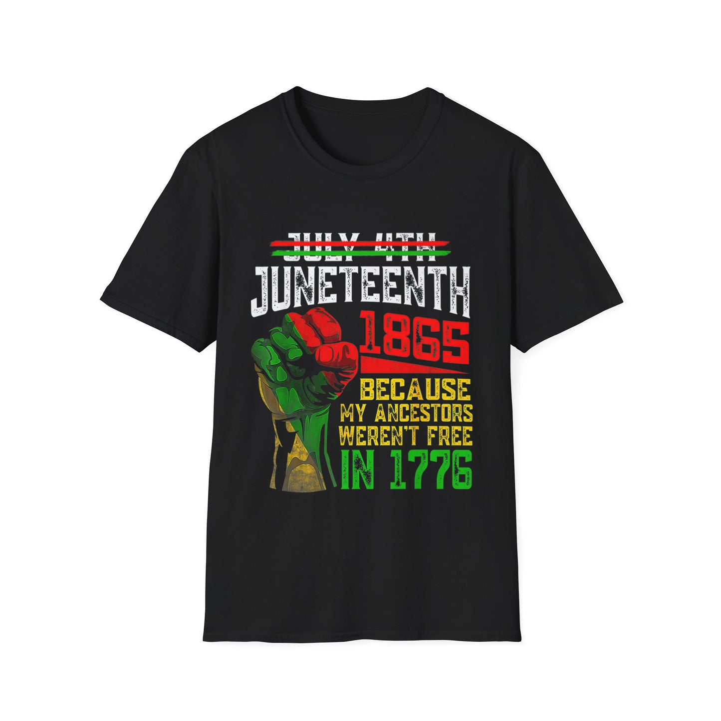 Juneteenth 1865 Unisex Softstyle T-Shirt