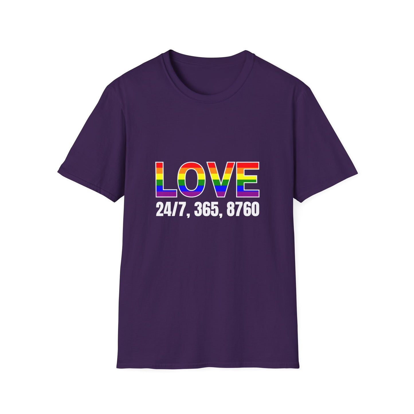 Unisex Love T-Shirt | Pride, LGBTQ+ Gift, Everyday Wear, Casual Fashion, Rainbow Tee