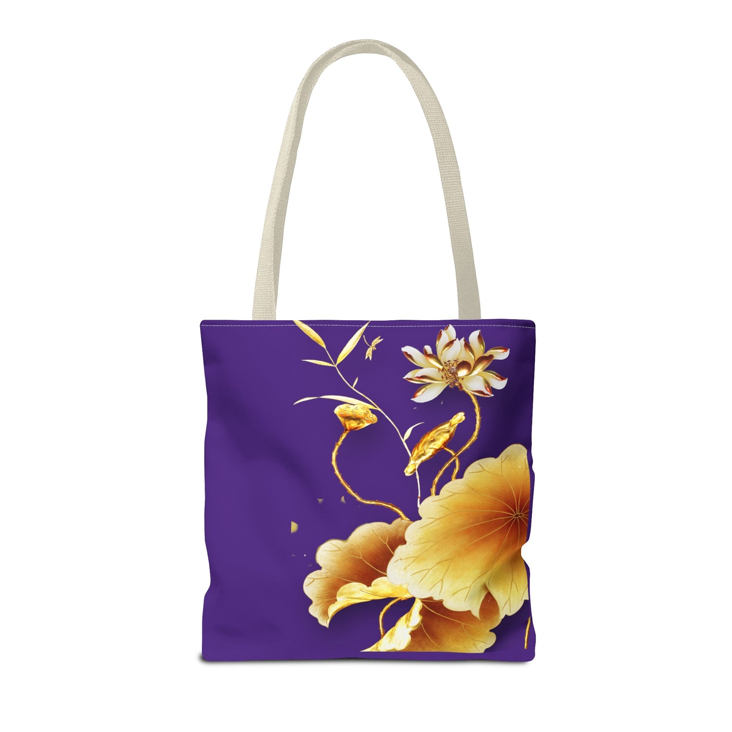 Golden Flower Tote Bag (AOP)