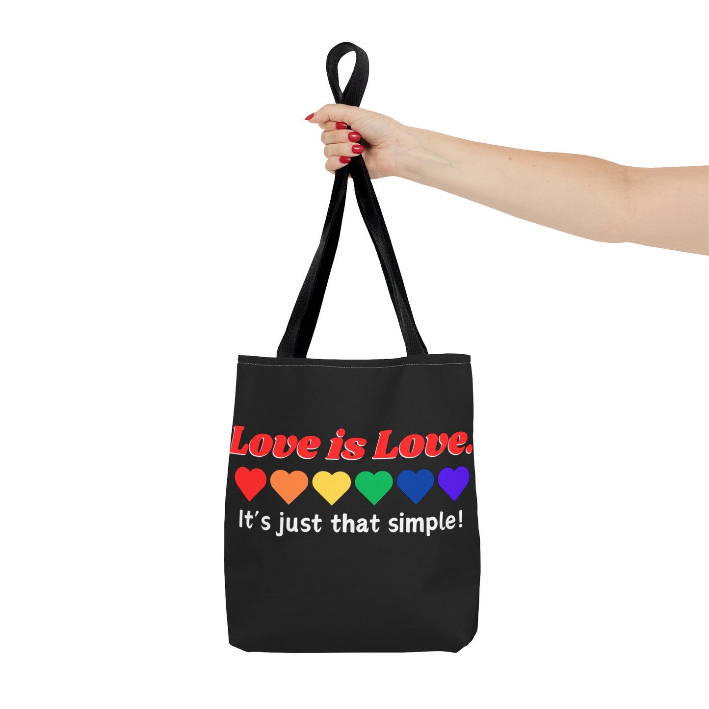 Love is Love Tote Bag (AOP)