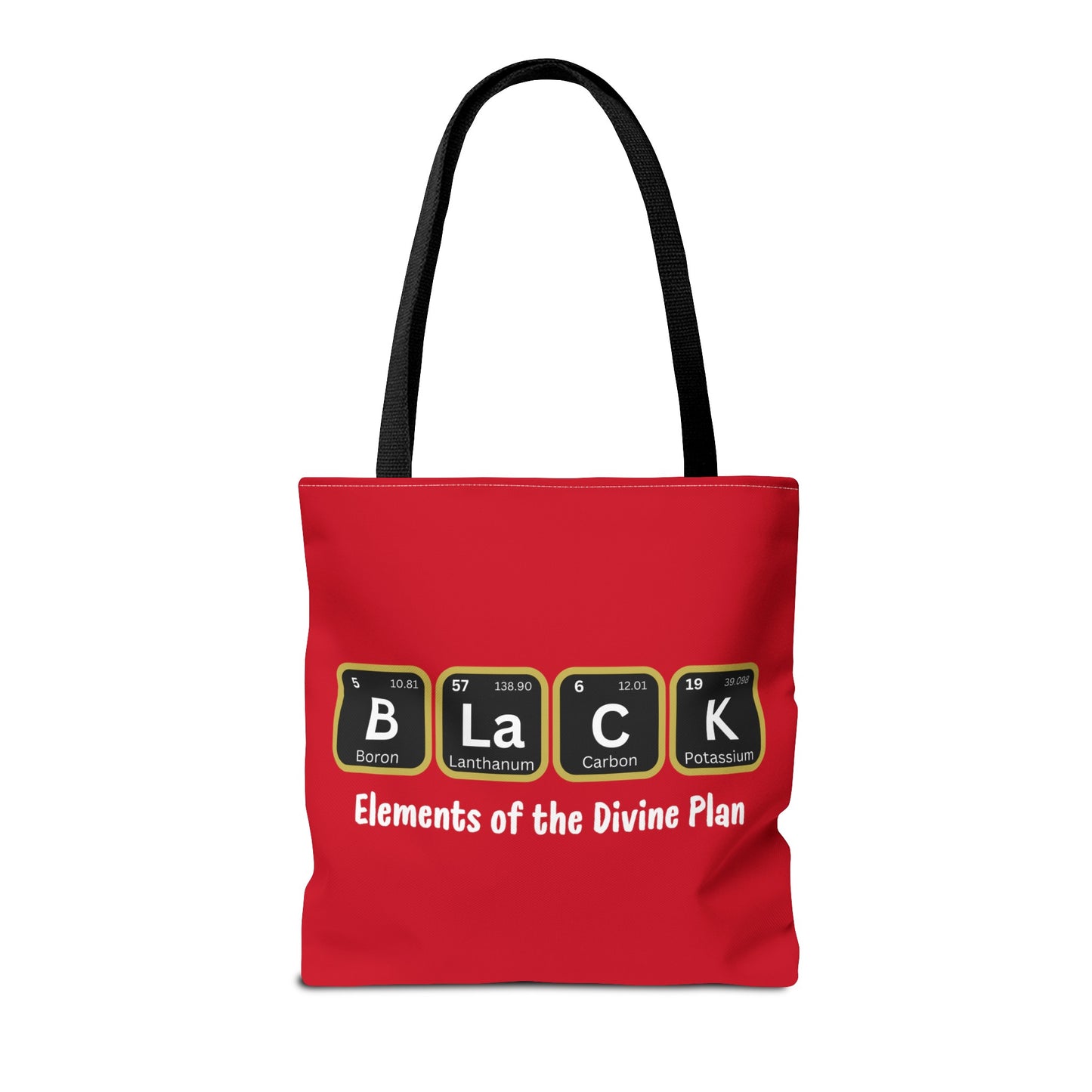 BLACK Elements Tote Bag (AOP)