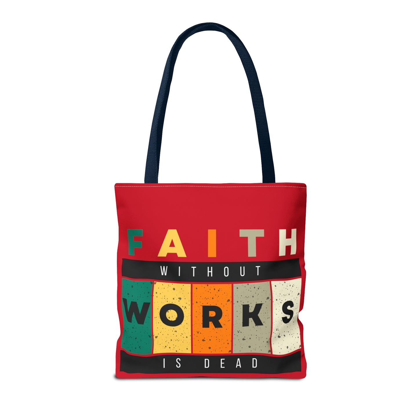 Faith Works Tote Bag (AOP)