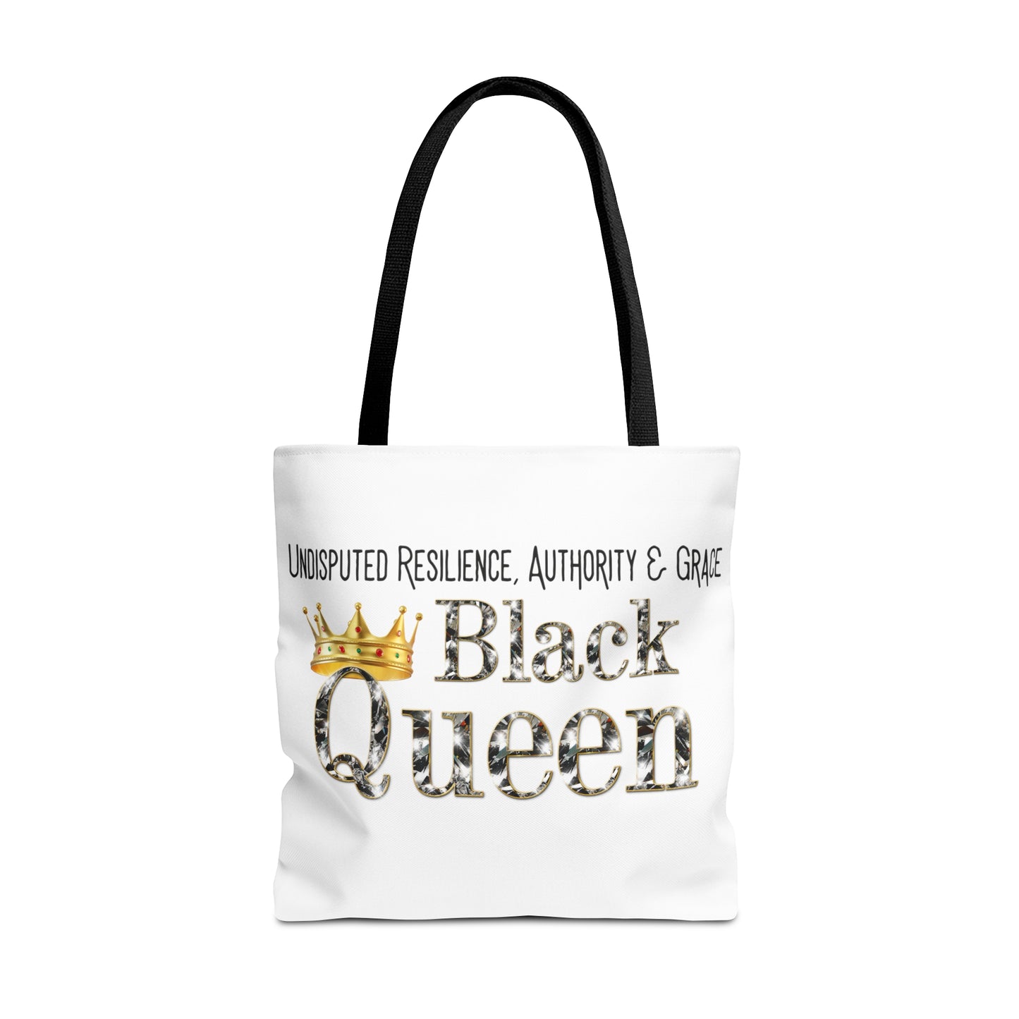 Black Queen Tote Bag (AOP)