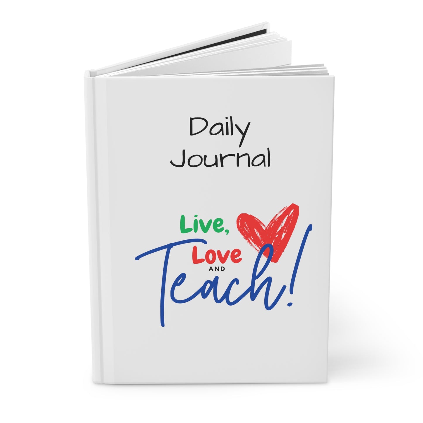 Teacher Daily Journal Hardcover Journal Matte