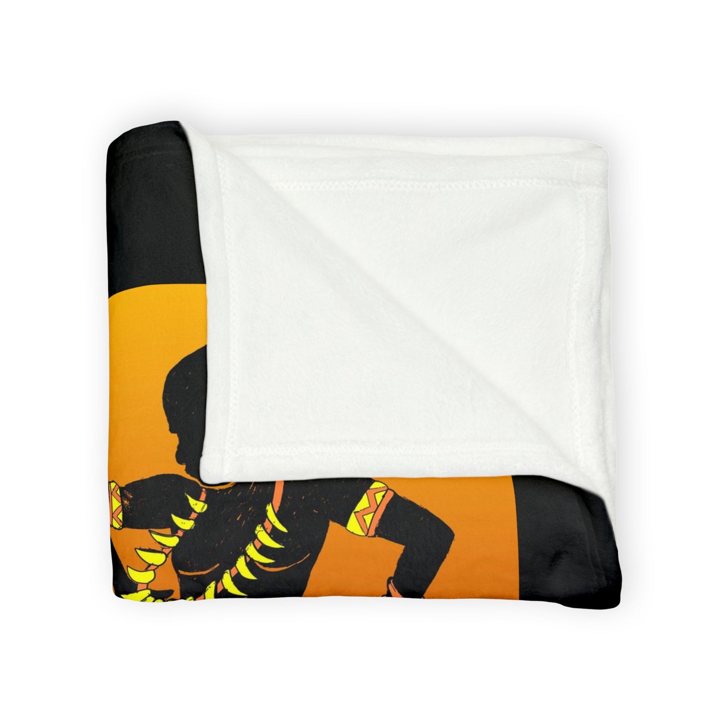 African Dancer Soft Polyester Blanket