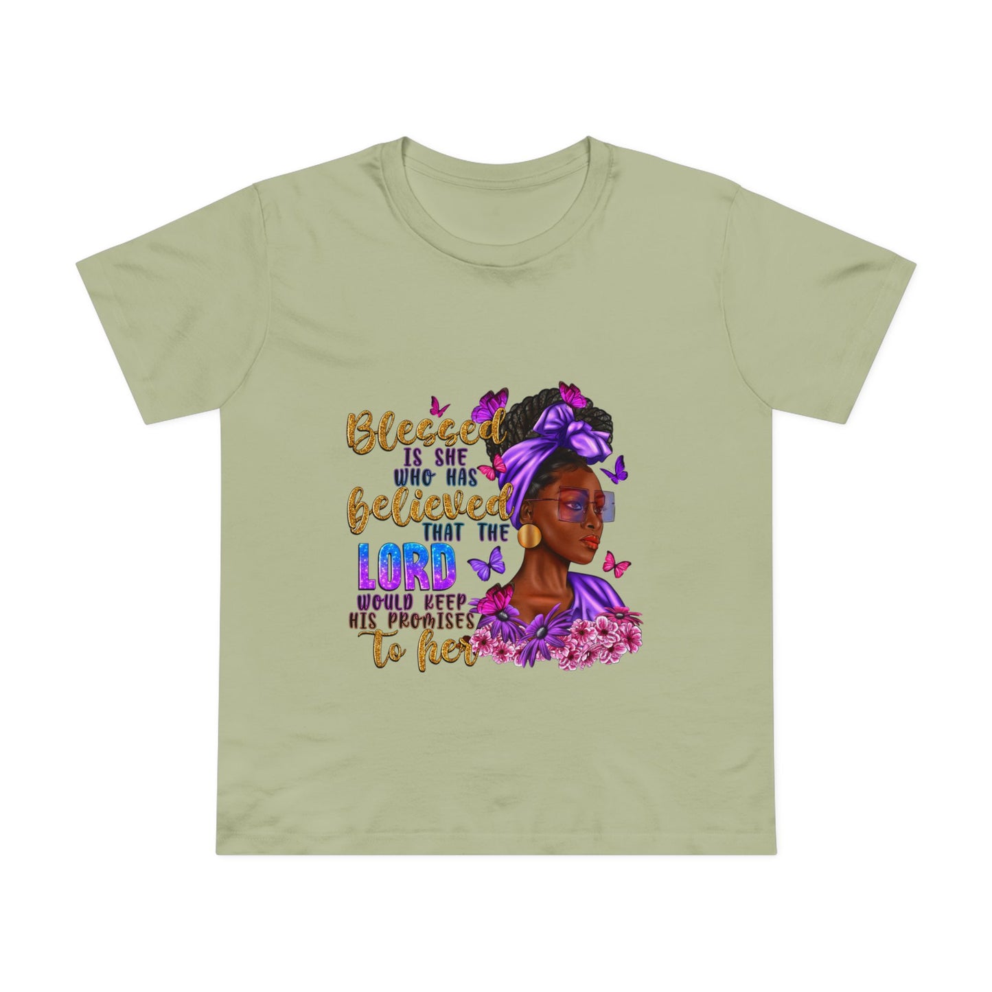 Inspirational Women’s Maple Tee - Blessed is She Design