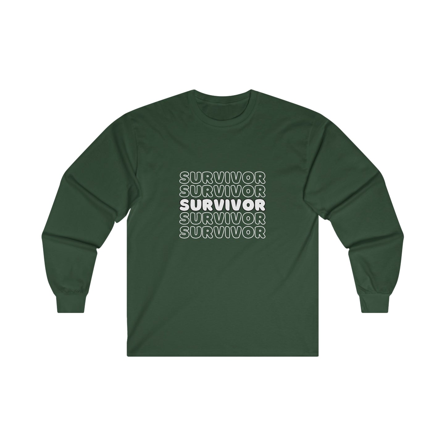 Survivor Unisex Ultra Cotton Long Sleeve Tee