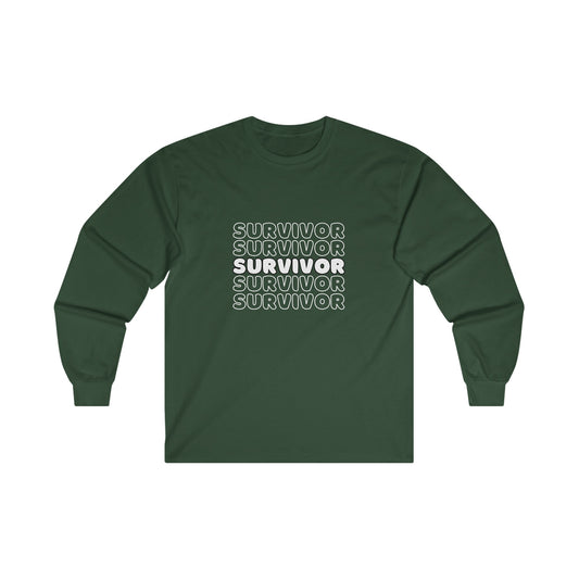 Survivor Unisex Ultra Cotton Long Sleeve Tee