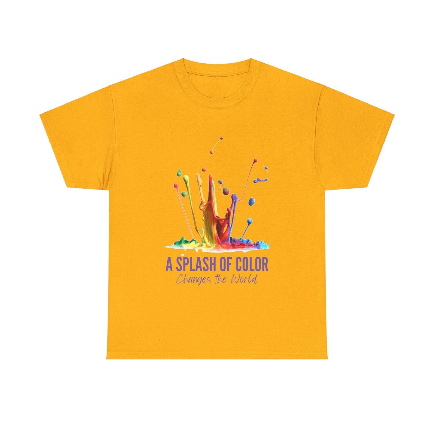 A Splash of Color Unisex Heavy Cotton Tee