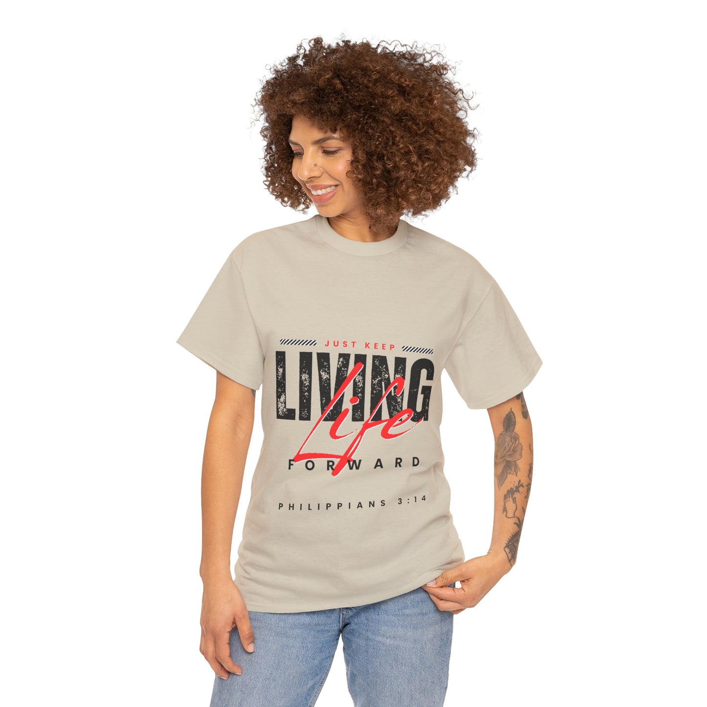 Living Life Forward Unisex Heavy Cotton Tee