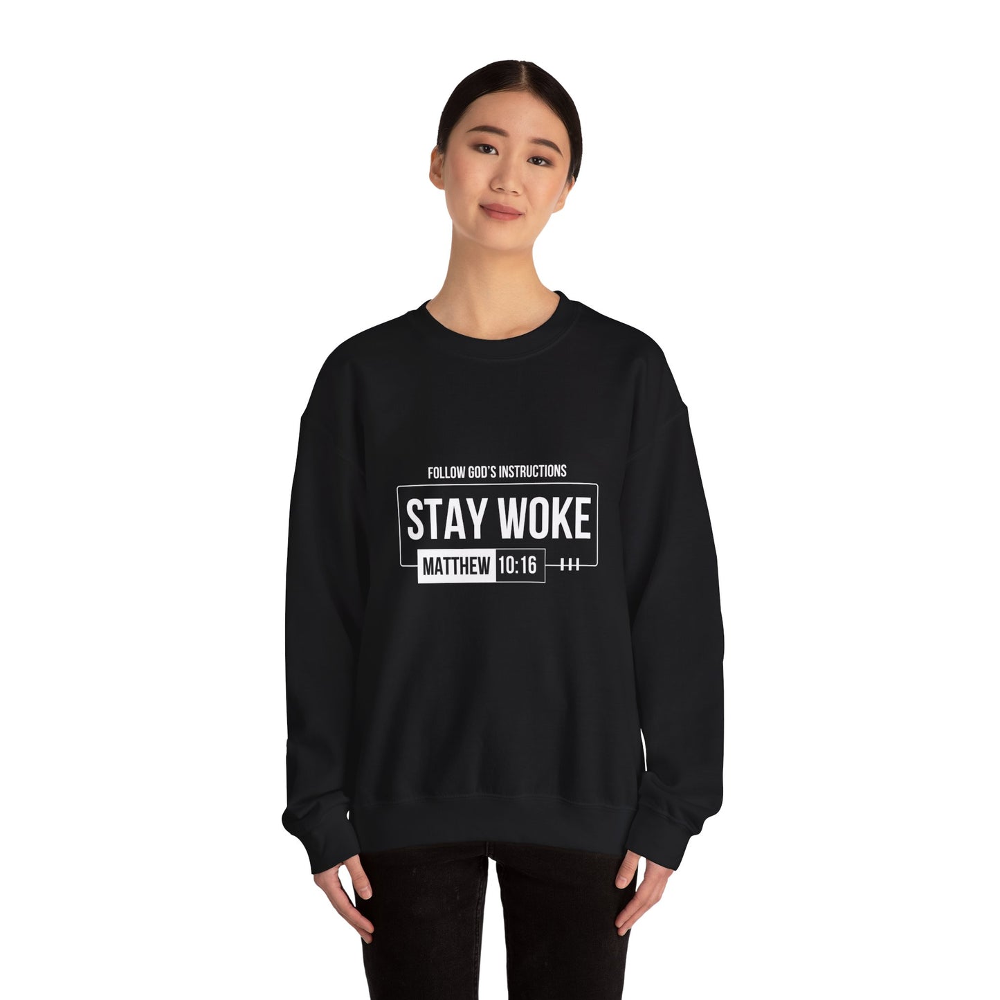 Stay Woke 1 Unisex Heavy Blend™ Crewneck Sweatshirt