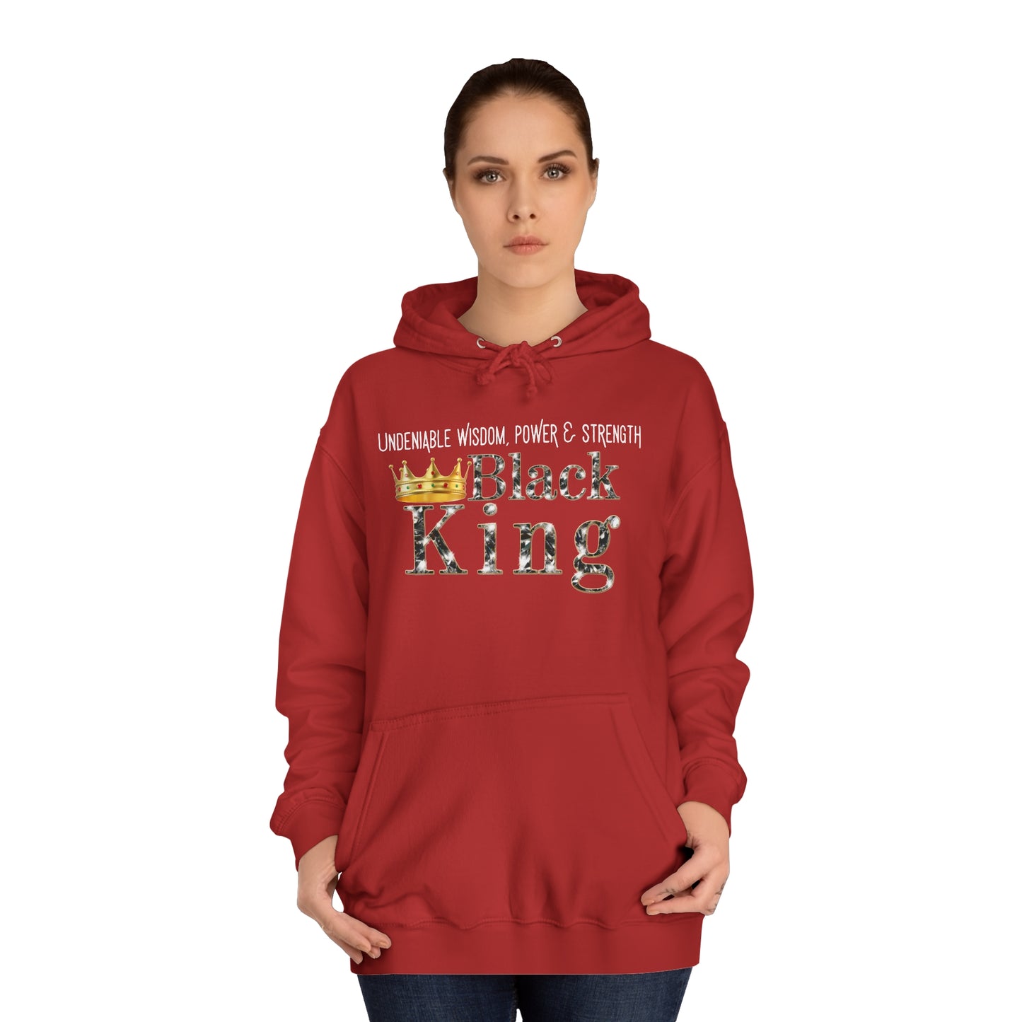 Black Royalty Unisex College Hoodie