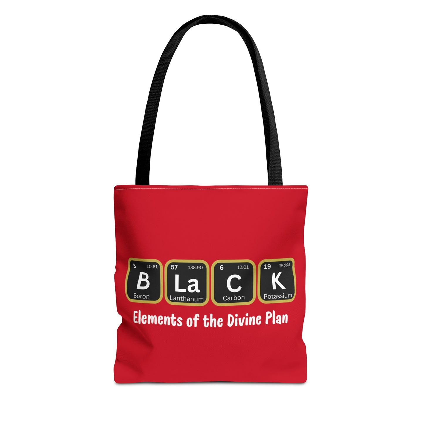 BLACK Elements Tote Bag (AOP)