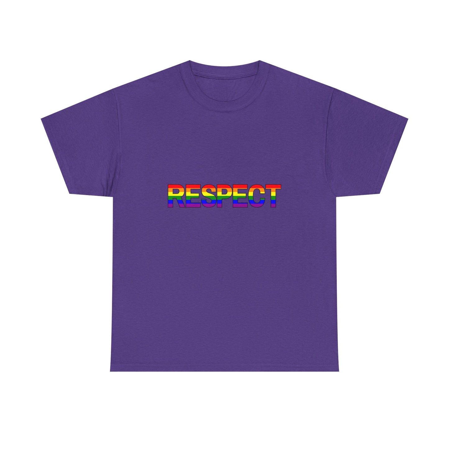 LGBTQ+ Respect Unisex Heavy Cotton Tee - Pride Apparel