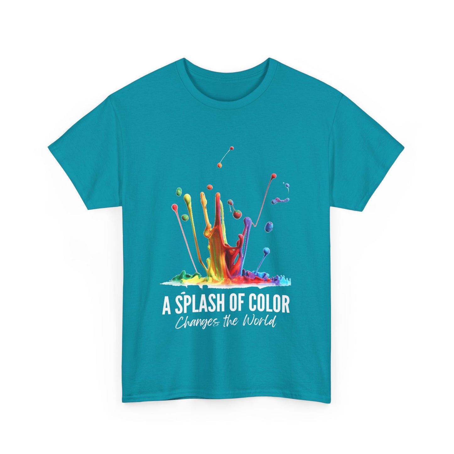 A Splash of Color Unisex Heavy Cotton Tee