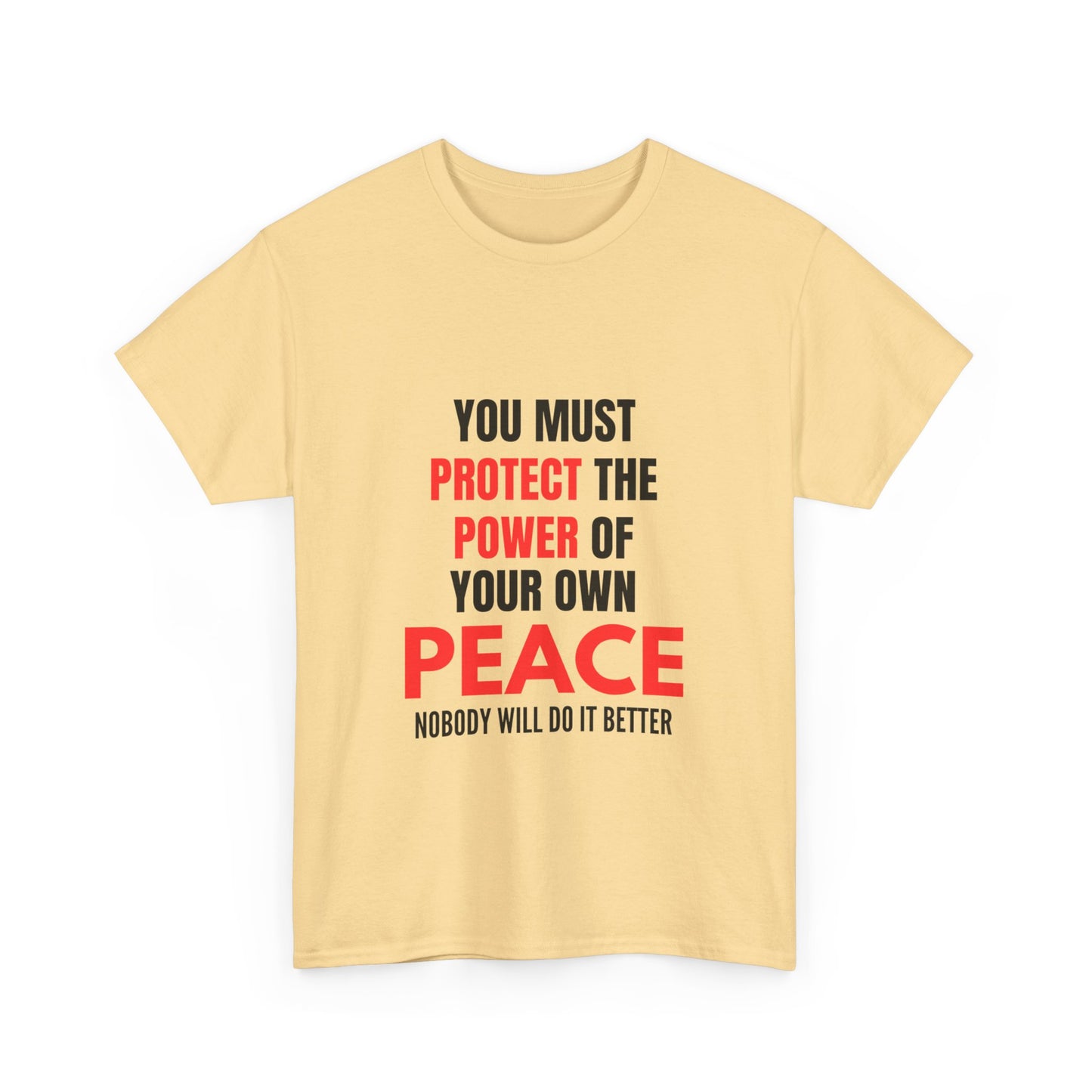 Protect Your Peace Unisex Heavy Cotton Tee