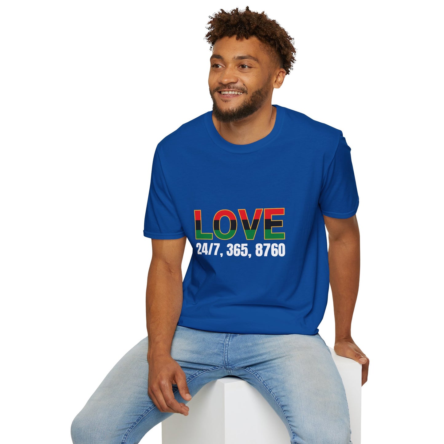 Love All Year Unisex Softstyle T-Shirt | Casual Wear, Gift for Her, Gift for Him, Love Shirt, Everyday Outfit