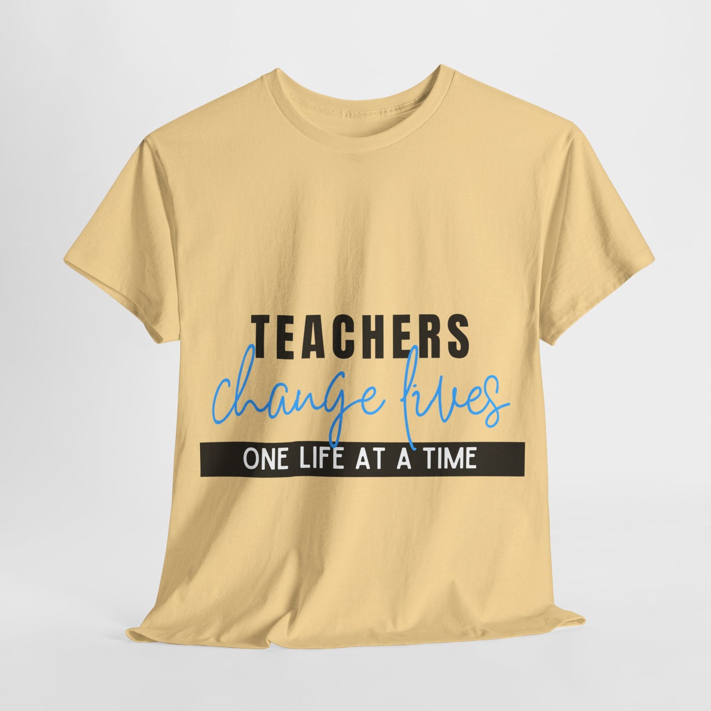 Teachers Change Lives Unisex Heavy Cotton Tee