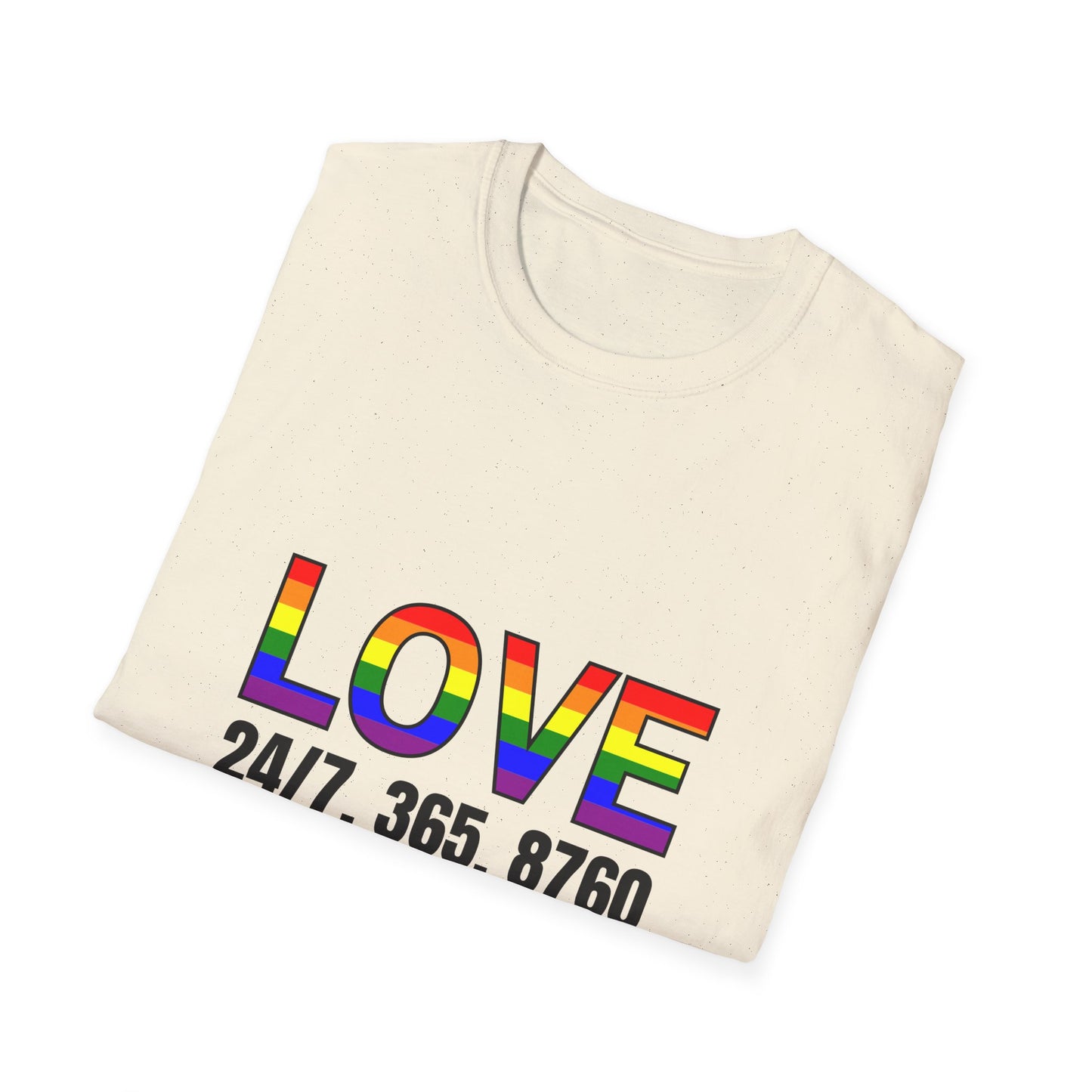 Unisex Love T-Shirt | Pride, LGBTQ+ Gift, Everyday Wear, Casual Fashion, Rainbow Tee