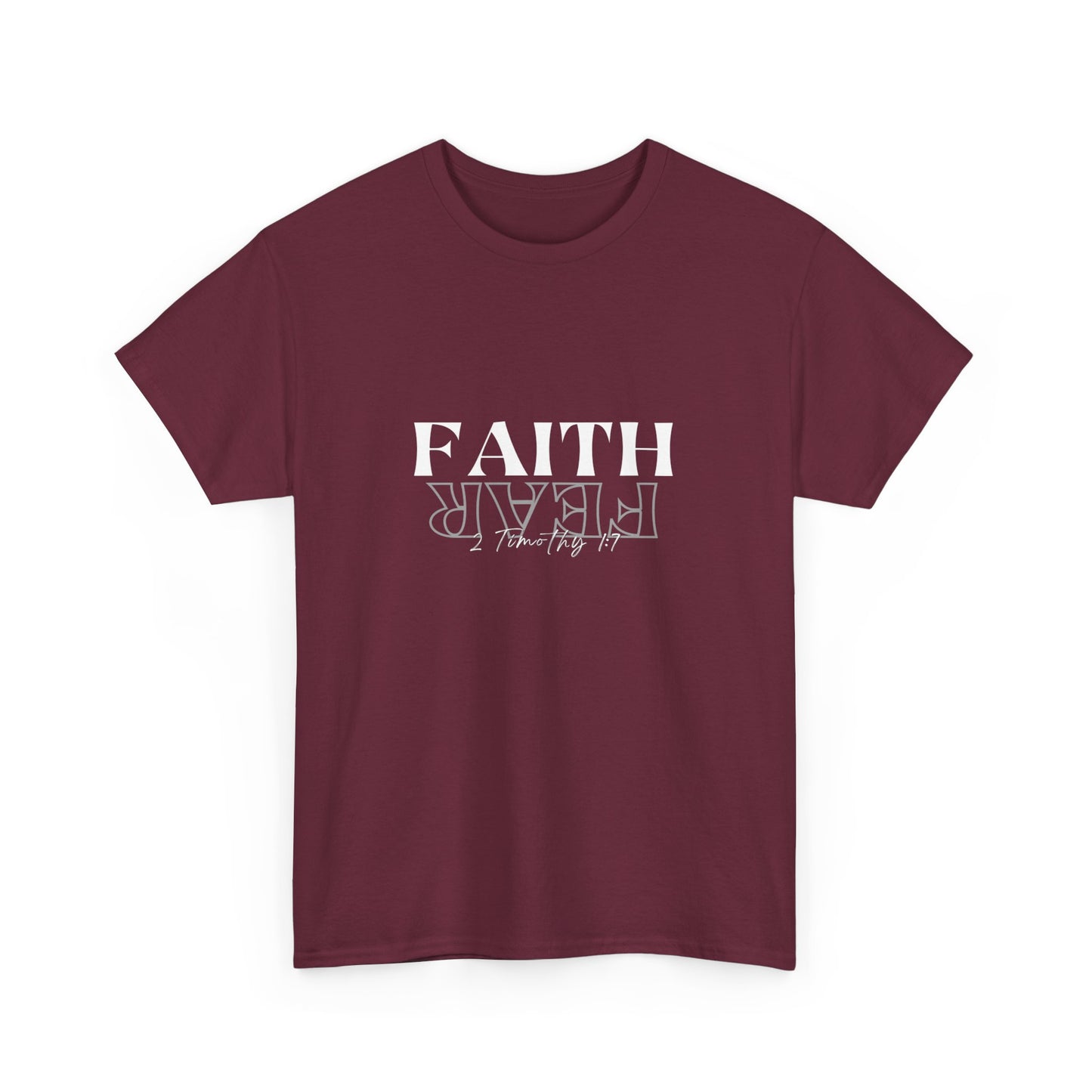 Faith Over Fear Unisex Heavy Cotton Tee