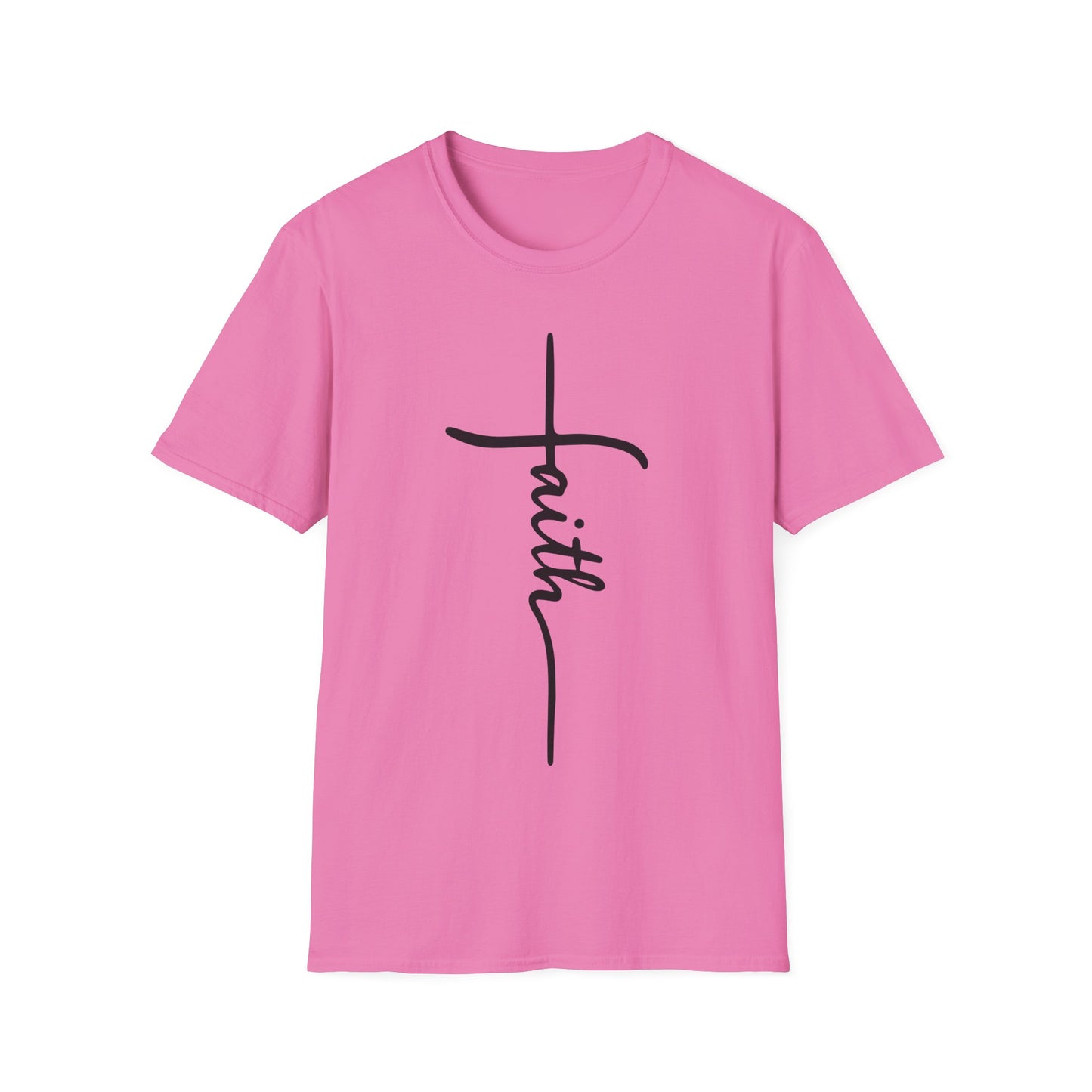 Faith Cross Unisex Softstyle T-Shirt