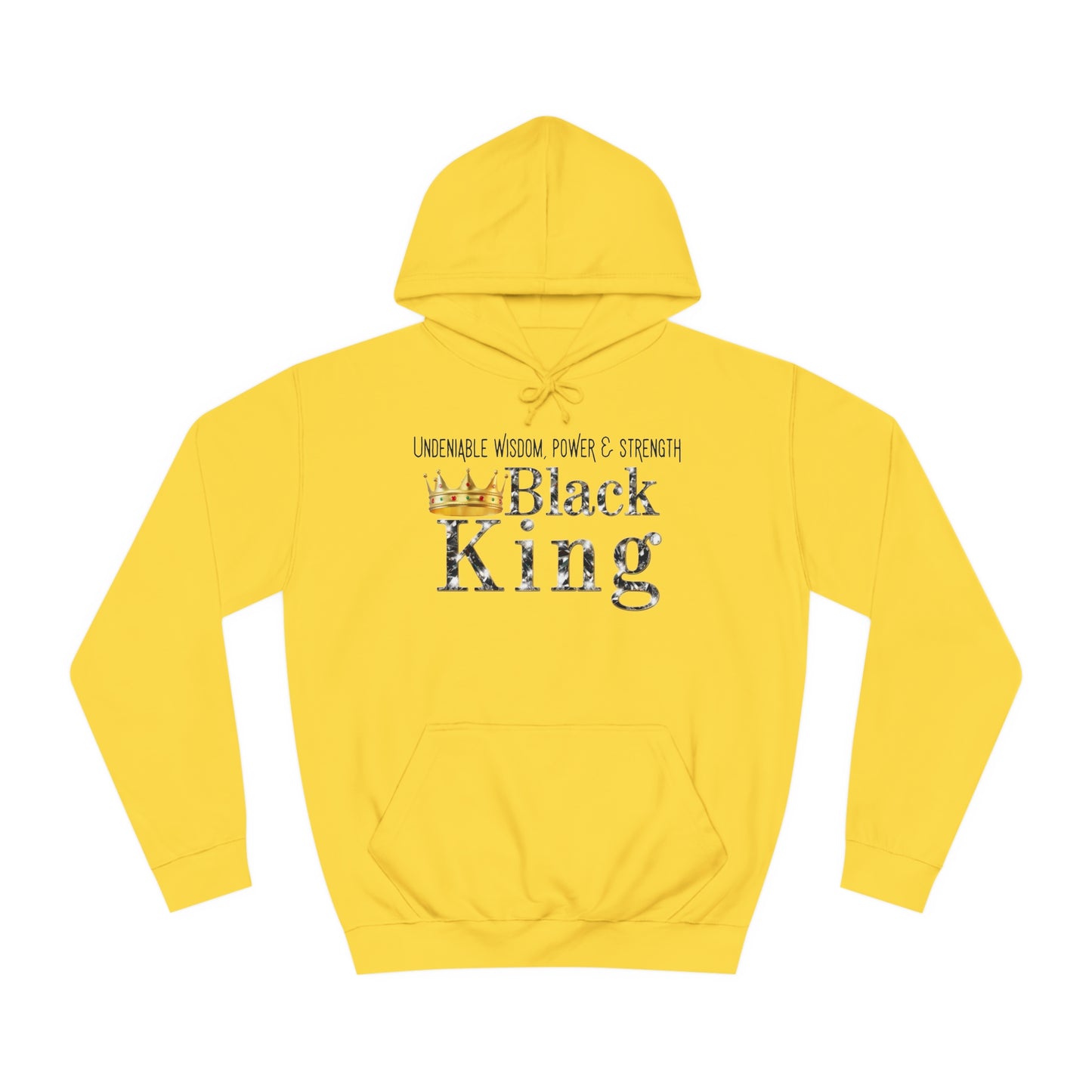 Black Royalty Unisex College Hoodie