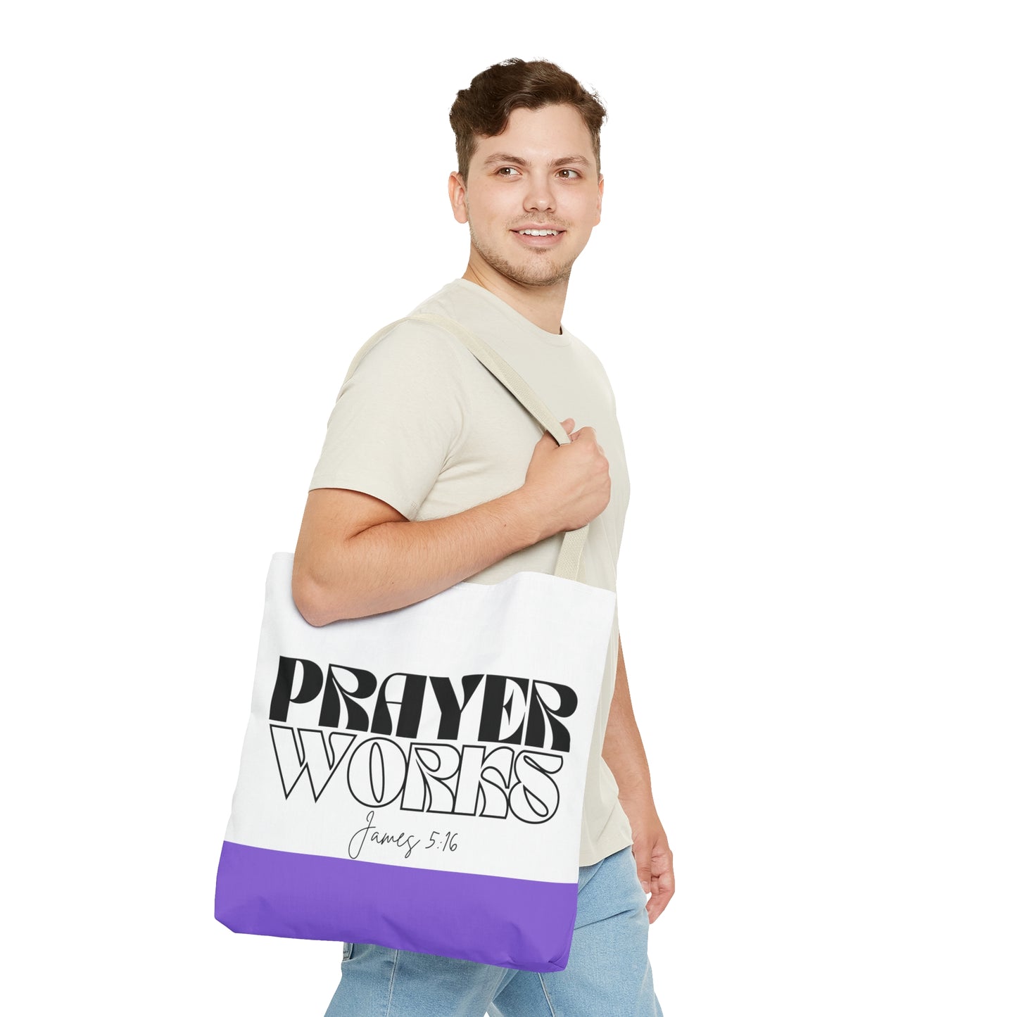 Prayer Works Tote Bag (AOP)