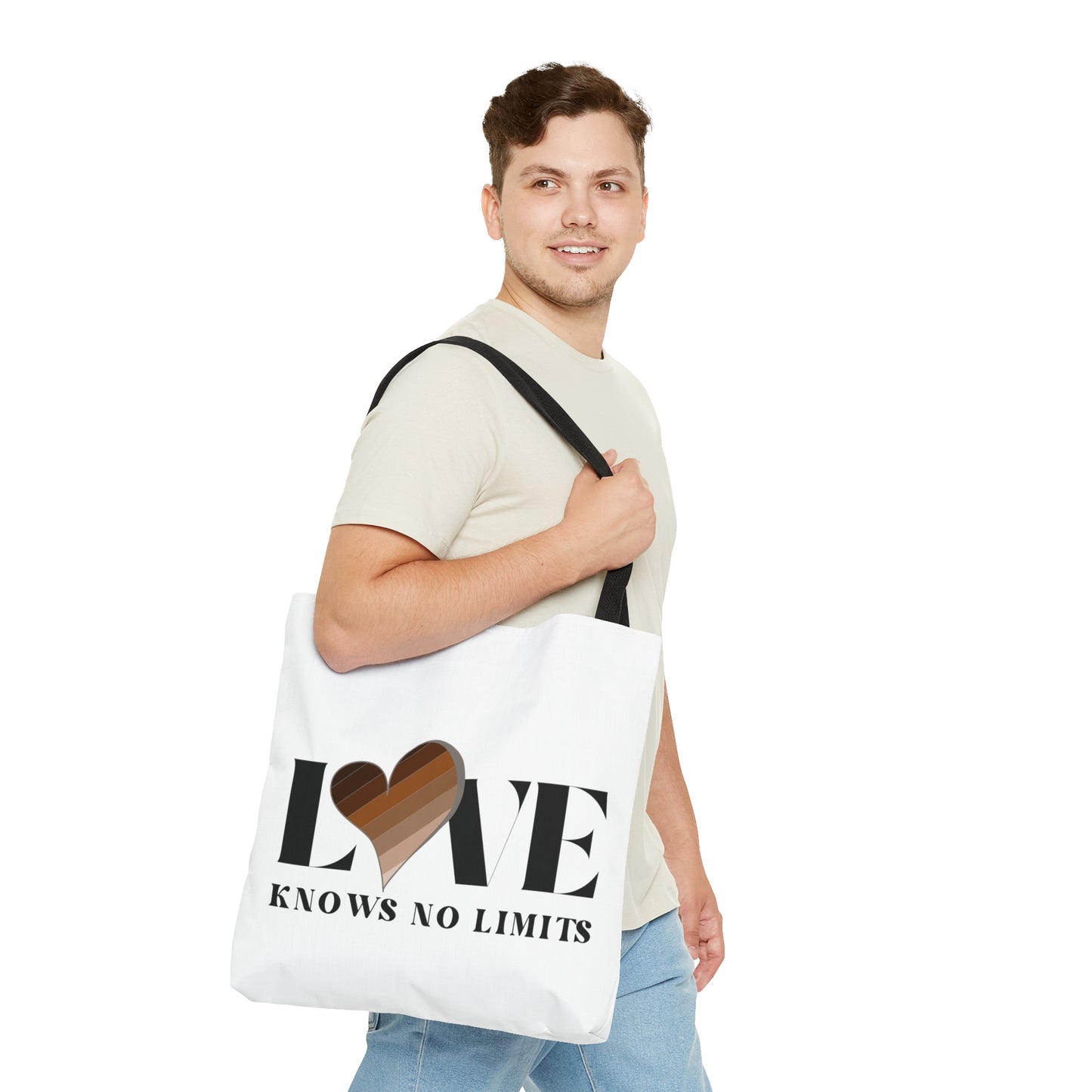 Love Knows No Limits Tote Bag (AOP)