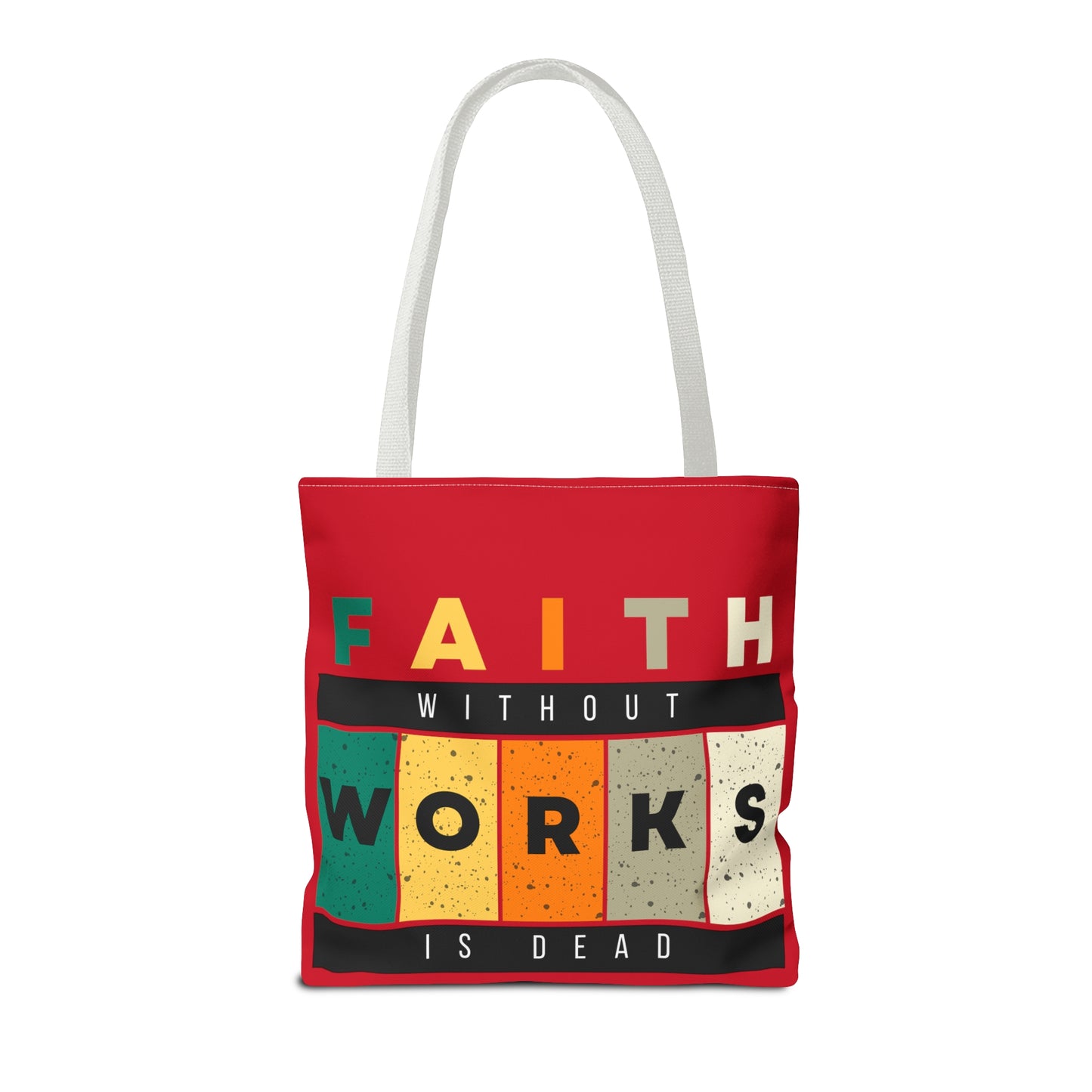 Faith Works Tote Bag (AOP)