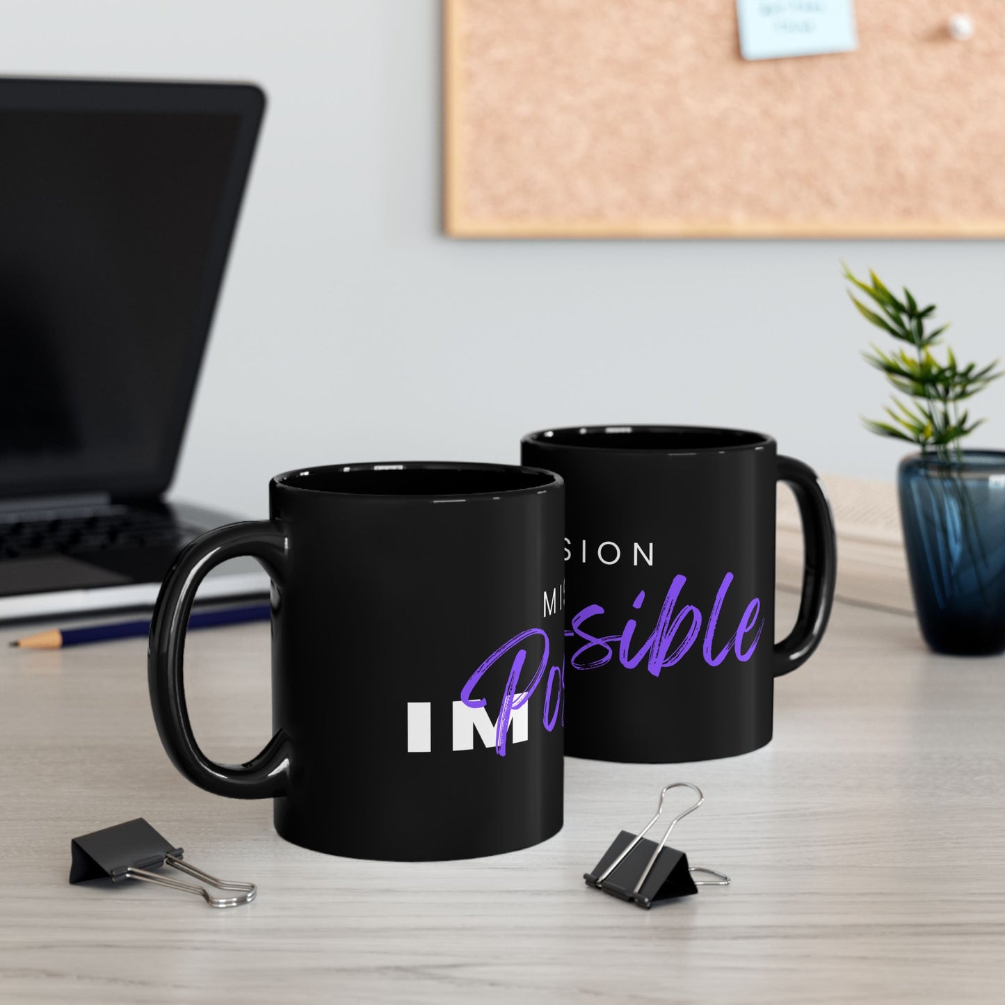 Mission IMPossible Black Mug (11oz, 15oz)