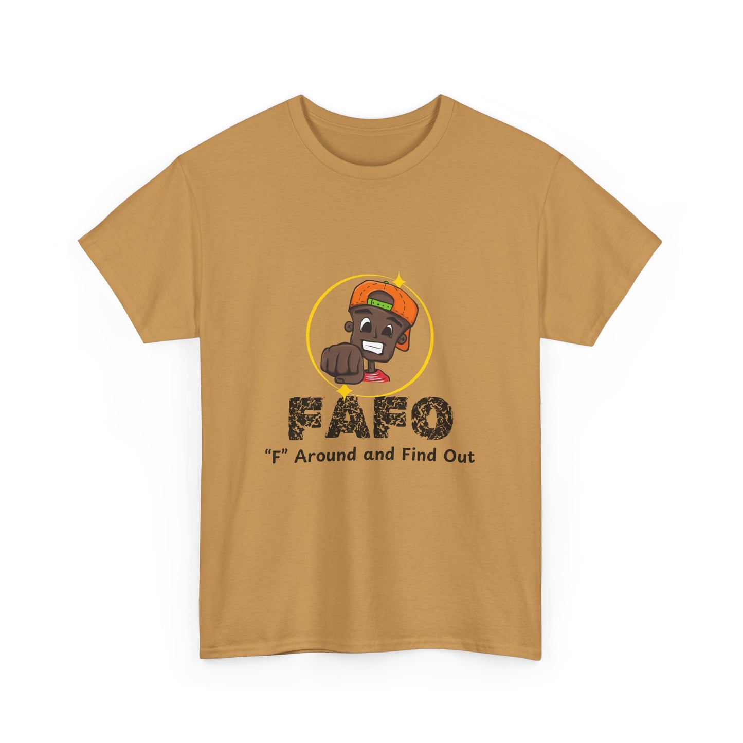 F.A.F.O. Unisex Heavy Cotton Tee - Casual Graphic T-Shirt for Fun Expression