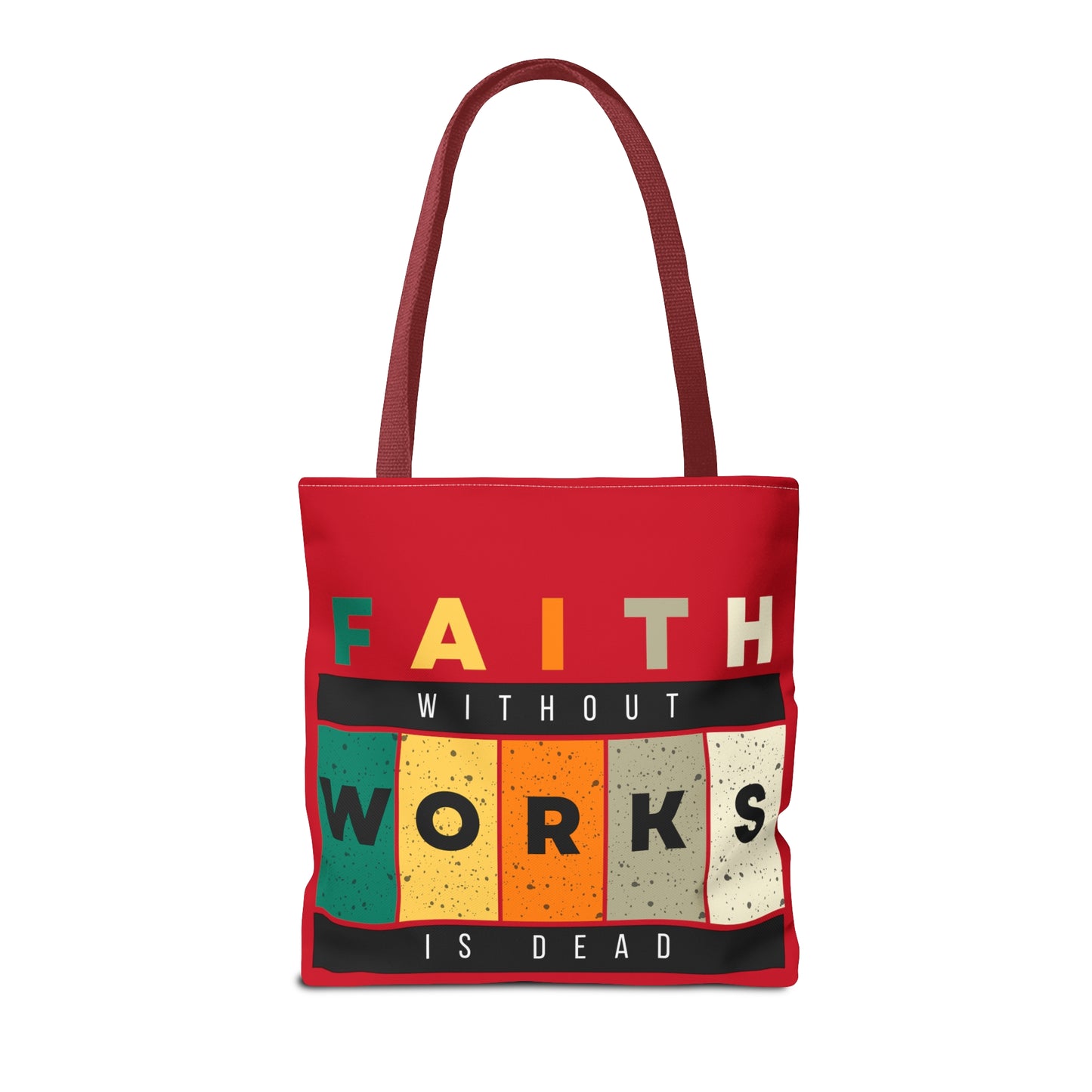 Faith Works Tote Bag (AOP)