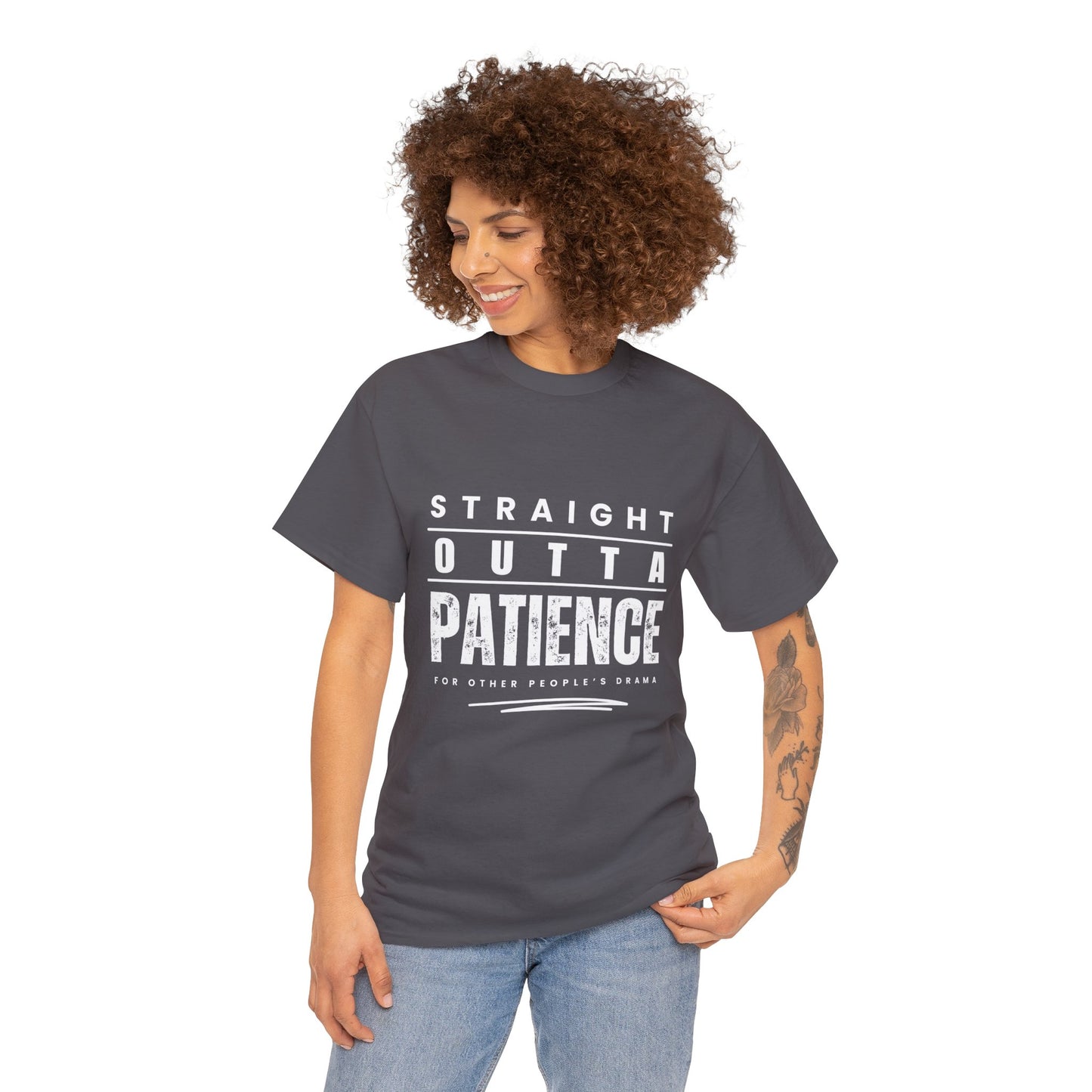 Outta Patience Unisex Heavy Cotton Tee