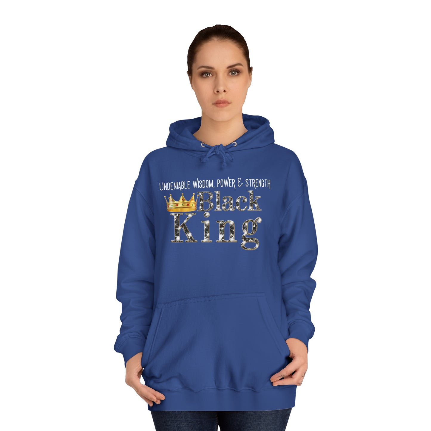 Black Royalty Unisex College Hoodie