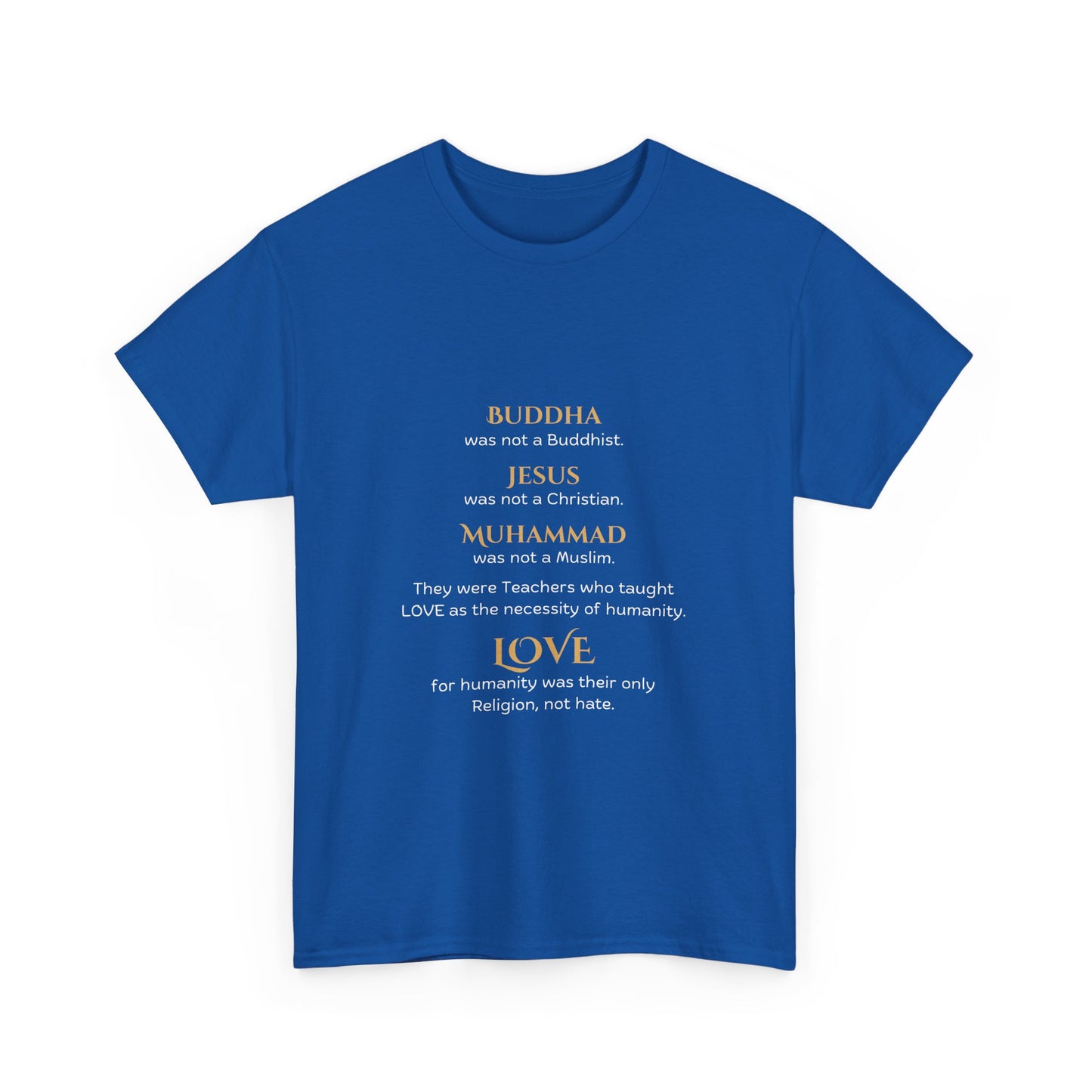 Love is Our Religion Unisex Heavy Cotton Tee