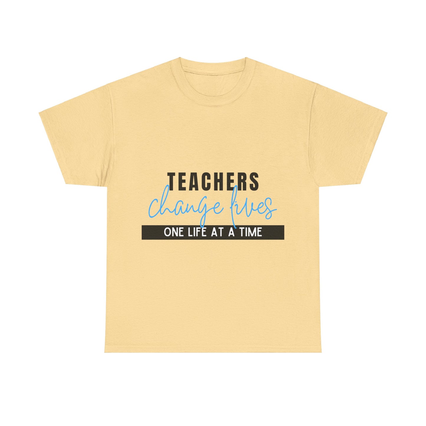 Teachers Change Lives Unisex Heavy Cotton Tee