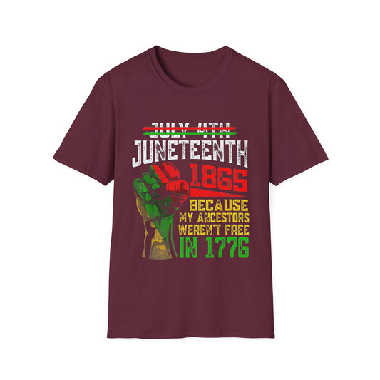 Juneteenth 1865 Unisex Softstyle T-Shirt