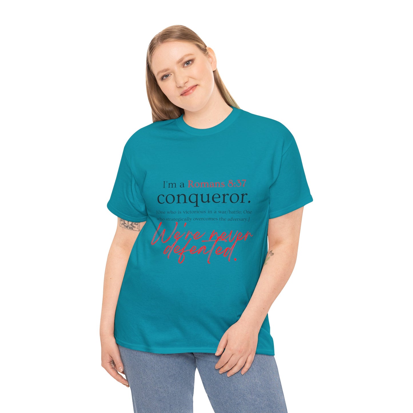 More than a Conqueror Unisex Heavy Cotton Tee