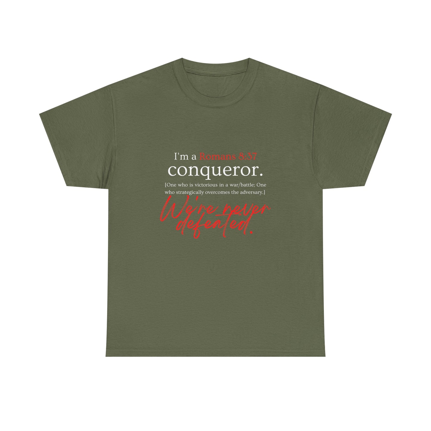 More than a Conqueror Unisex Heavy Cotton Tee