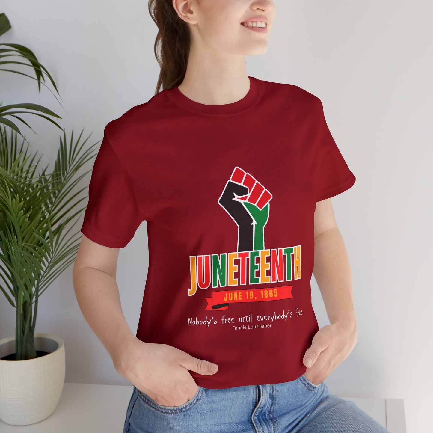 Juneteenth Unisex Jersey T-Shirt
