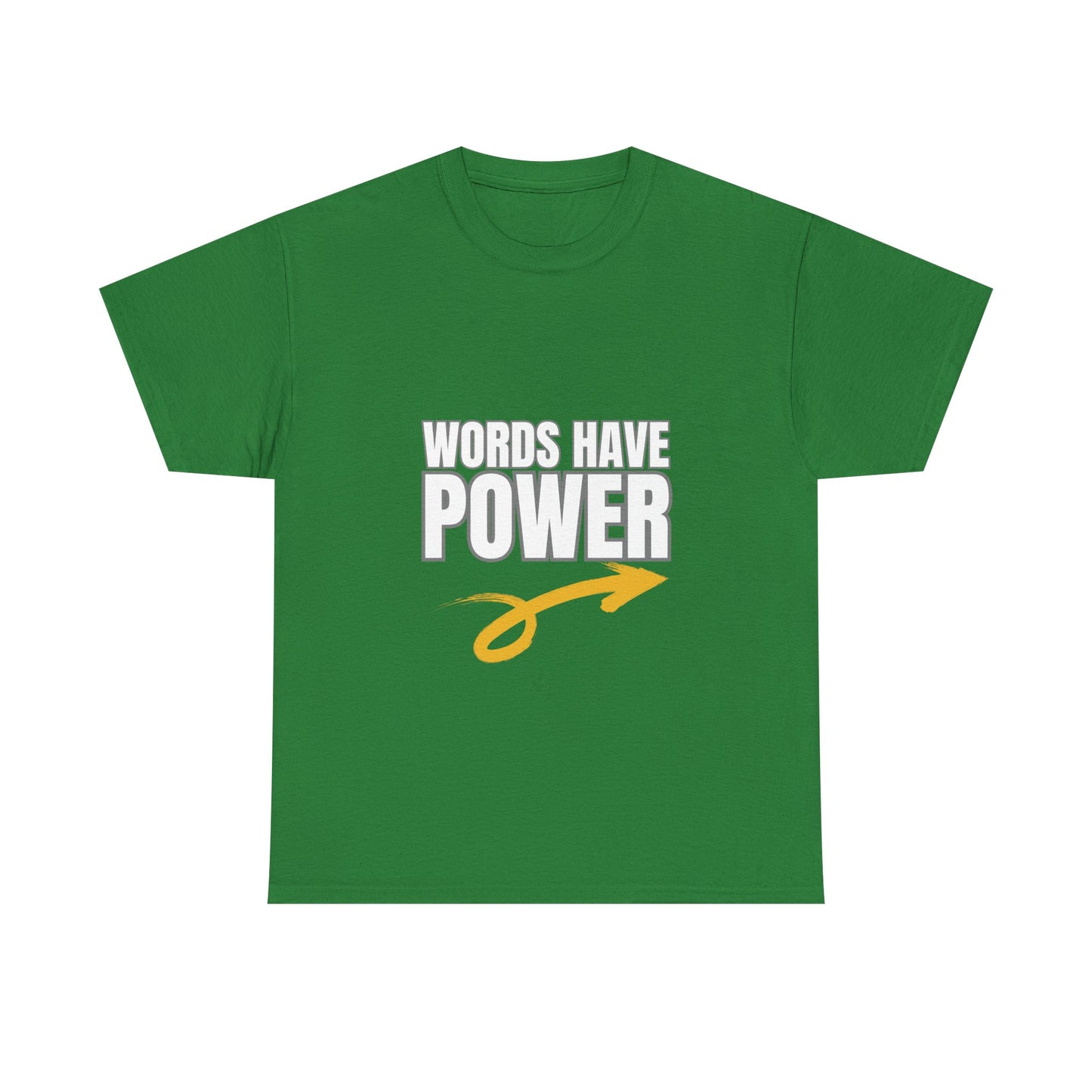 Words Have Power (Garvey) - Unisex Heavy Cotton Tee