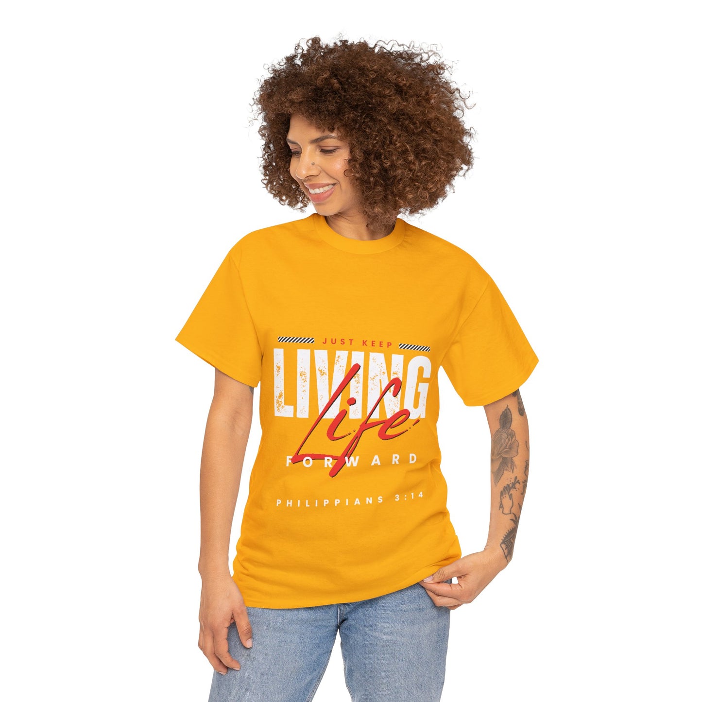 Living Life Forward Unisex Heavy Cotton Tee