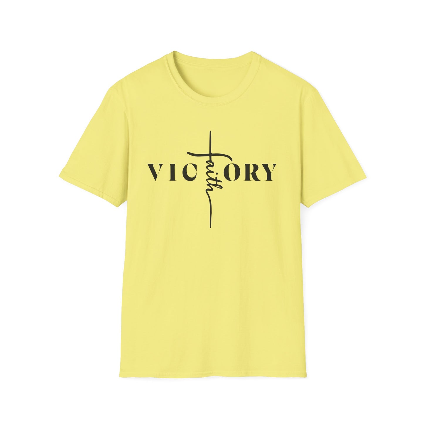 Faith & Victory Unisex Softstyle T-Shirt - Spiritual Inspirational Tee