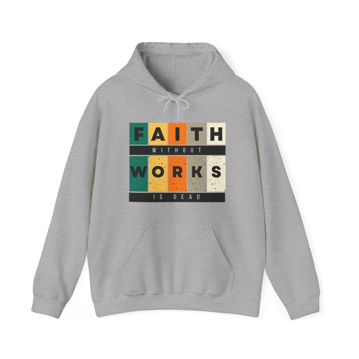 Faith Without Works Unisex Heavy Blend™ Hooded Sweatshirt